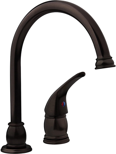 Venetian Bronze Goose Neck Pedestal RV Kitchen Faucet