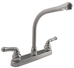 Dura Faucet DF-PK210C-SN Satin Nickel Classical Hi-Rise RV Kitchen Faucet