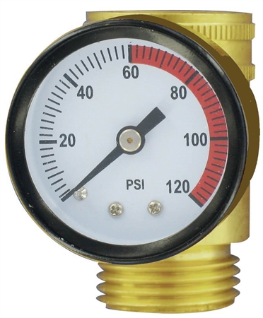 Valterra A01-0110VP Water Pressure Gauge Lead Free