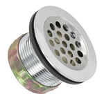 Valterra RV Shower Waste Water Drain with 2-1/2" Stainless Steel Flange