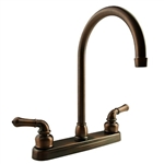 Dura Faucet Bronze J-Spout RV Kitchen Faucet