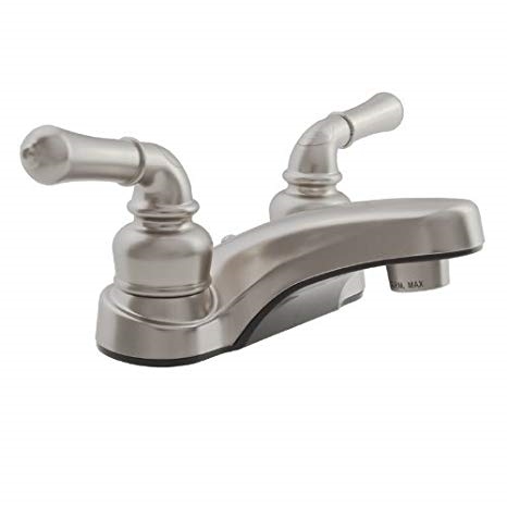 Dura Faucet DF-PL700C-SN Classical Lavatory RV Faucet, Satin Nickel