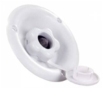 JR Products City Water Dish- Polar White