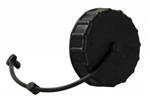 Thetford 94244 Gravity Water Fill Cap & Strap- Black