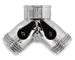 Valterra RV Double Hose Shut Off Valve - Metal