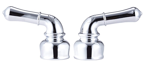 Dura Faucet DF-RKC-CP Non-Metallic Chrome Classical Lever Handles