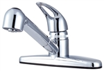 Dura Faucet  Chrome Non-Metallic Pull-Out RV Kitchen Faucet