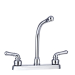 Dura Faucet Chrome Classical Hi-Rise Kitchen Faucet