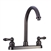 Dura Faucet  Venetian Bronze Non-Metallic J-Spout RV Kitchen Faucet