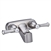 Satin Nickel Designer Tub & Shower Diverter Dura Faucet