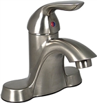 Phoenix 4" Low-Arc Single Lever RV Bathroom Faucet - Brushed Nickel