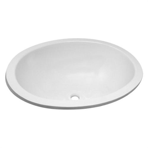 Lasalle Bristol 16156PWA Oval Sink 10"X13" With Cleanout Plug - White