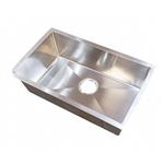 Lippert Better Bath Single Square Sink - 25" x 15" x 7"