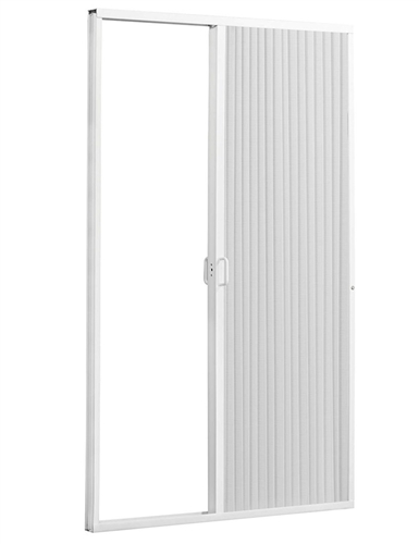 IRVINE 3667SW RV Pleated Shower Door 36"W x 67"H- White