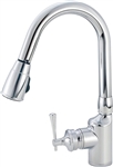 American Brass SL2000 Single-Lever Gooseneck Spout RV Kitchen Faucet, Chrome