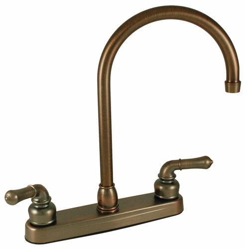 Empire Brass U-YOB800GSOB Single Piece 8" Kitchen Faucet, Gooseneck Spout - Oil Rubbed Bronze