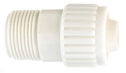 Elkhart Supply Flair-It RV Fresh Water Straight Adapter Fitting, 3/4" PEX x 3/4" MPT