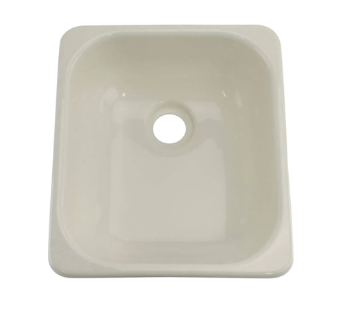 Lippert 209351 Better Bath Single Square Galley Sink - Parchment