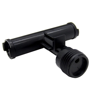 Dura Faucet Black RV Shower Diverter Tee