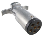 Pollak 6-Way Pin Trailer Side Zinc Connector