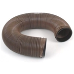 Valterra D04-0015 EZ Flush Sewer Drain Hose 10' Extended, 12 Mil Vinyl, Bronze