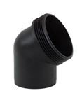 Valterra F02-2003 Sewer Hose Fitting, 60-Degree Close Elbow, 3" x 3" MPT