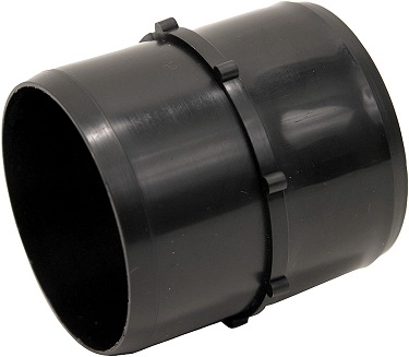 Valterra F02-2025BK Sewer Drain Hose Coupler For 3" Hose, Black