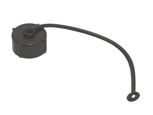 Valterra T1020-1D RV Hose Cap, 3/4", With Strap, Black