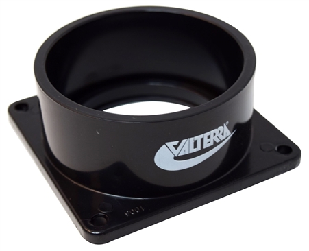 Valterra T1005 3" Sewer Slip Hub Flange Fitting, Black