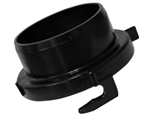 LaSalle Bristol RV Sewer Hose Waste Valve Adapter, 3" Straight, Black