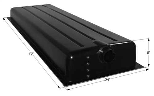 Icon 12417 23-Gallon RV Holding Tank With Center Side Drain HT173SD
