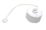 Valterra RV Hose Cap, 3/4", With Strap, White