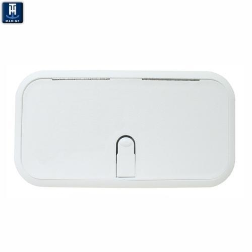 T-H Marine HDS-0714-2-DP Designer Series Boat Storage Access Hatch - 14" x 7" - Polar White