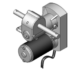 Lippert 116626 18:1 Motor/Driveshaft For Belt Slide