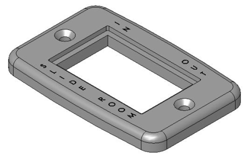 Lippert 117420 New Style Slide-Out Switch Bezel