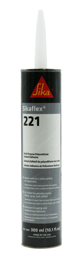 Sikaflex 221 Multi-Purpose Non-Sag Polyurethane RV Sealant/Adhesive - White