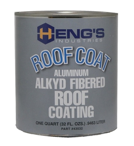 Heng s Industries RV Roof Coating White Fibered 5 Gallon