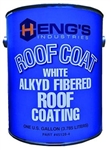 Heng's 45128-4 Alkyd Fibered Roof Coating - 1 Gallon White