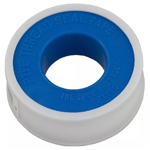 Valterra Teflon PTFE Thread Seal Plumbers Tape, 1/2" x 43.3'