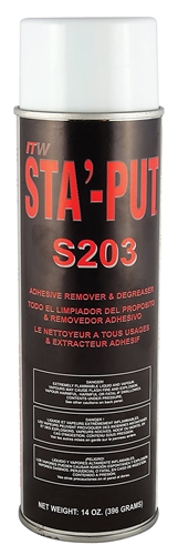 AP Products 001-S203 Sta'-Put II Adhesive Remover & Degreaser - 14 Oz