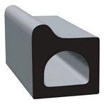 Clean Seal 106H2-50 0.41" W x 0.44" H x 50' Rectangular EDPM Seal - Black