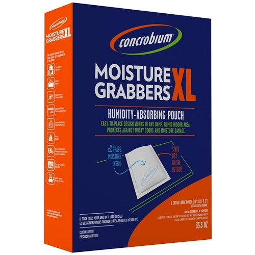 Concrobium 765-1353 Moisture Grabbers XL - 1 Pouch - 35.3 Oz.