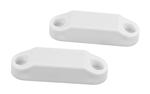 JR Products 06-30095 Magnetic Baggage Door Catch, White