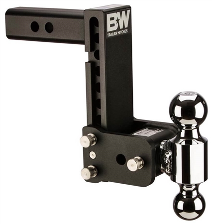 B&W TS20040B Tow & Stow Dual-Ball Trailer Hitch Mount - 7" Drop - 7-1/2" Rise