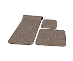 Prest-o-Fit 5-0263 Decorian 3 Piece RV Rug Set - Peppercorn