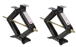 Husky Towing 88134 Stabilizing Scissor Jacks - 20" - 5000 Lbs - Set Of 2