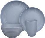 Camp Casual CC-011BB 8-Piece Microwavable Dish Set, Boho Blue