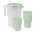 Camp Casual CC-013MS Tumbler And Pitcher Set, Mountain Sage