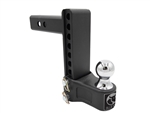 Blue Ox BXH10171 Adjustable Hitch Ball Mount, 2" Receiver, 7" Drop/Rise, With 2" Ball, 10,000 Lbs