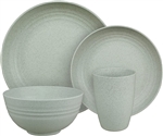 Camp Casual 8-Piece Microwavable Dish Set, Mountain Sage